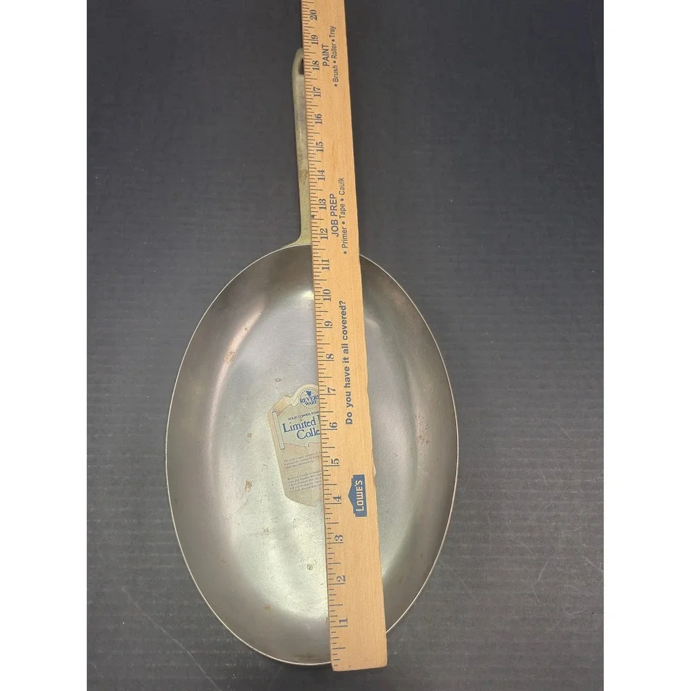 Revere Ware 1776-1976 Limited Edition Copper Stainless Oval Fish Pan Skillet